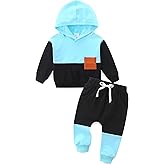 Babymine Baby Boy Outfits Short Long Sleeve Pants Clothes Set Spring Summer Hooded Patchwork Sweatshirt
