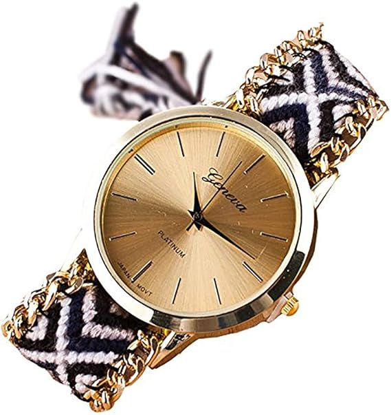 Amazon Zoooom 腕 時計 ミサンガ ブレスレット 風 デザイン ウォッチ クォーツ ファッション カジュアル ギフト プレゼント 男性 女性 メンズ レディース カラー 11 Zm Watch3066 11 メンズ腕時計 腕時計 通販