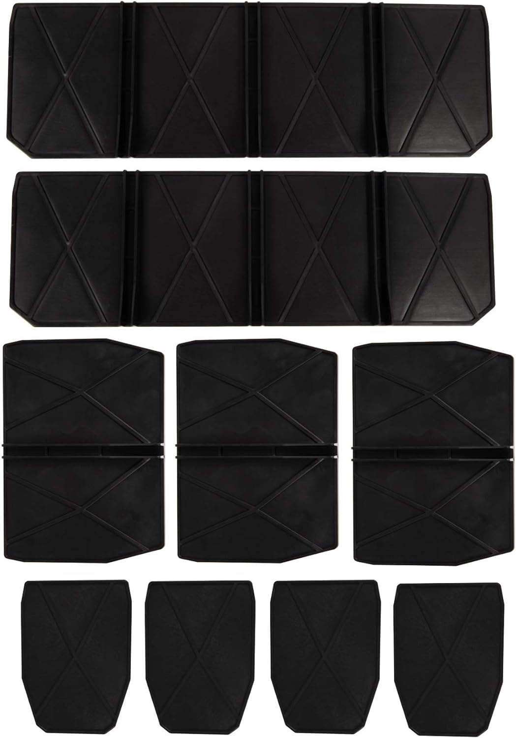 Einhell Systemkoffer E-Case S-F (für universelle Aufbewahrung von Werkzeug, 44x32x13 cm Außenmaße, max. 25 kg Beladung, spritzwassergeschützt, stapelbar, inkl. 9 Kunststofffächer) 4