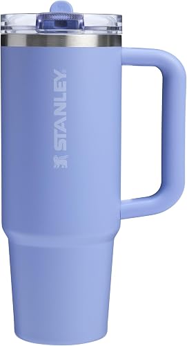 STANLEY Quencher ProTour Flipstraw Tumbler, 30 oz, Hydrangea | Built-In Straw & Handle | Cupholder Compatible for Travel | Leakproof Insulated Stainless Steel Cup | BPA-Free