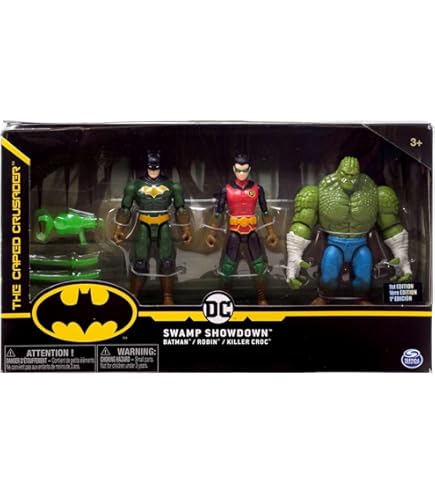 4 Personnages 30 Cm Batman Joker Robin homme Mystère figurine 30 cm