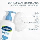 Cetaphil Baby Wash & Shampoo Calendula 13.5 oz Tear Free Paraben Free view 4