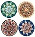 Coasters for Drinks Absorbent 4 Pack Ceramic Coasters Set,4