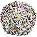 100Pcs Pack Super Mary Laptop Stickers, Cool Cartoon Vinyl Computer Waterproof Water Bottles Skateboard Luggage Decal Graffiti Patches Decal