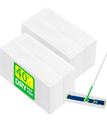 Yicotira Reusable Microfiber Mop Pads For Swiffer XL - 4 Pack, Wet & Dry Use, Heavy Duty Cleaning Cloths