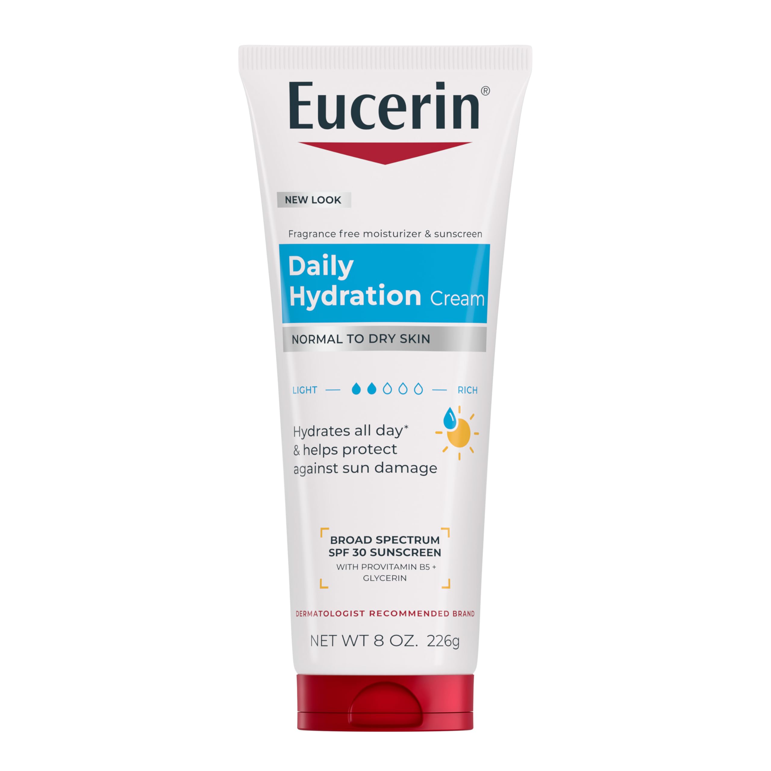 Eucerin Daily Hydration Broad Spectrum SPF 30 Body Cream, 8.0 Ounce by Eucerin