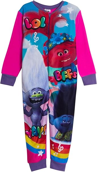 girls fleece sleepsuit