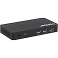 Accell USB 3.0 Universal Docking station with Dual Video HDMI and DisplayPort, 4K UHD, Gigabit Ethernet, Audio, 3 USB 3.0 Ports - Windows and Mac Compatible (K172B-002B)