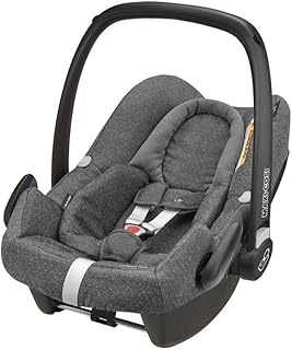 Maxi-Cosi Rock Babyschale, sicherer i-Size Kindersitz, Gruppe 0+ (0-13 kg), nutzbar ab der Geburt bis 12 Monate, sparkling grey