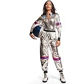 Tipsy Elves Women's Two Piece Front Zip Halloween Costumes - Shiny Two Piece Zippered Halloween Bodysuit for Women