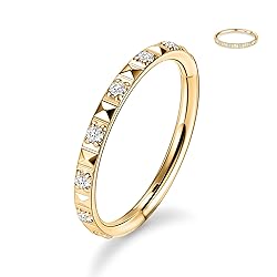 PEAKLINK 18G Conch Hoop Ring Septum Jewelry Daith