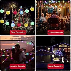Solar String Lights Outdoor 100 Led 40 Feet