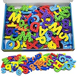 Magnetic Letters and Numbers, Fun Alphabet Kit for