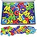 Magnetic Letters and Numbers, Fun Alphabet Kit for Kids, ABC Educational Toys, Refrigerator Magnets with Dry Erase Magnetic Board Preschool Toy - 112PCS