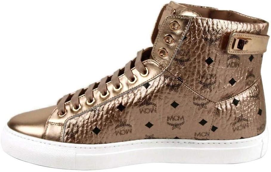 mcm sneaker gold