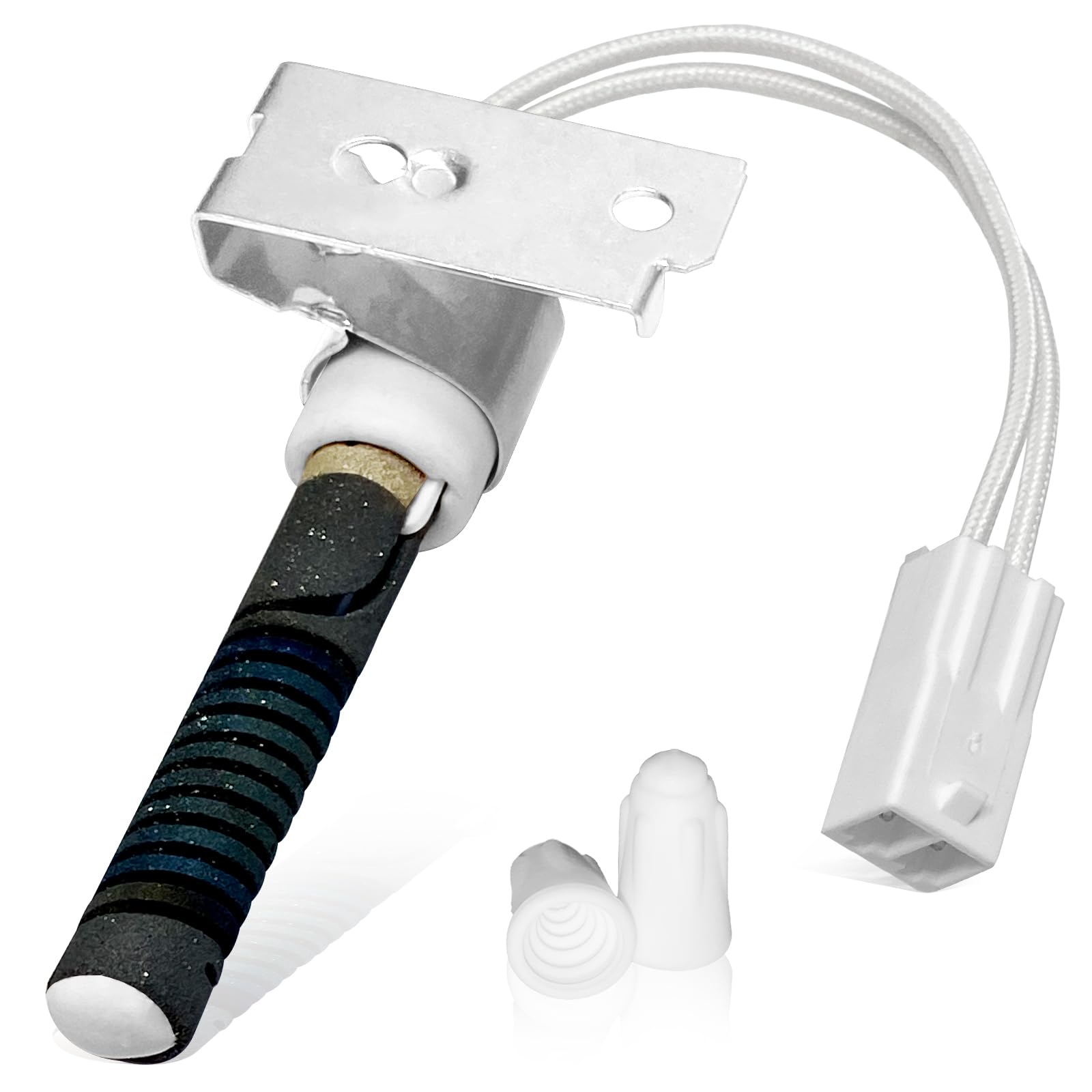 Photo 1 of 5318EL3001A Dryer Igniter Replacement Fits for L-G, G-E & Ken-more Gas Dryers,Replaces 5318EL3001B 5318EL9001A MEQ61841001 1266860 AP4439620 PS/EA3527801 DE/SDE365 AH3527801 (Round Style Ignitor)