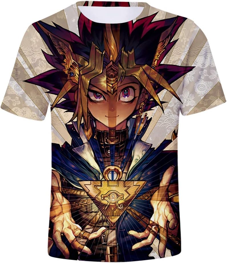 Unisex Yu-Gi-Oh Summer Short Sleeve T-Shirt Hipster T-Shirt
