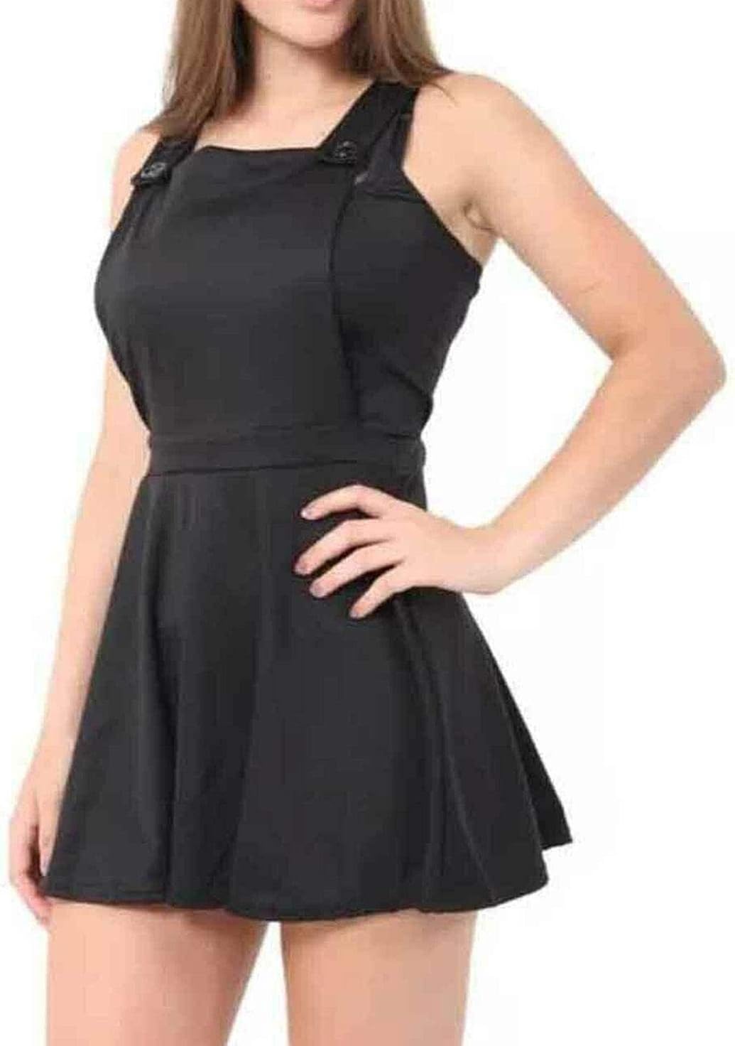 swing pinafore dress