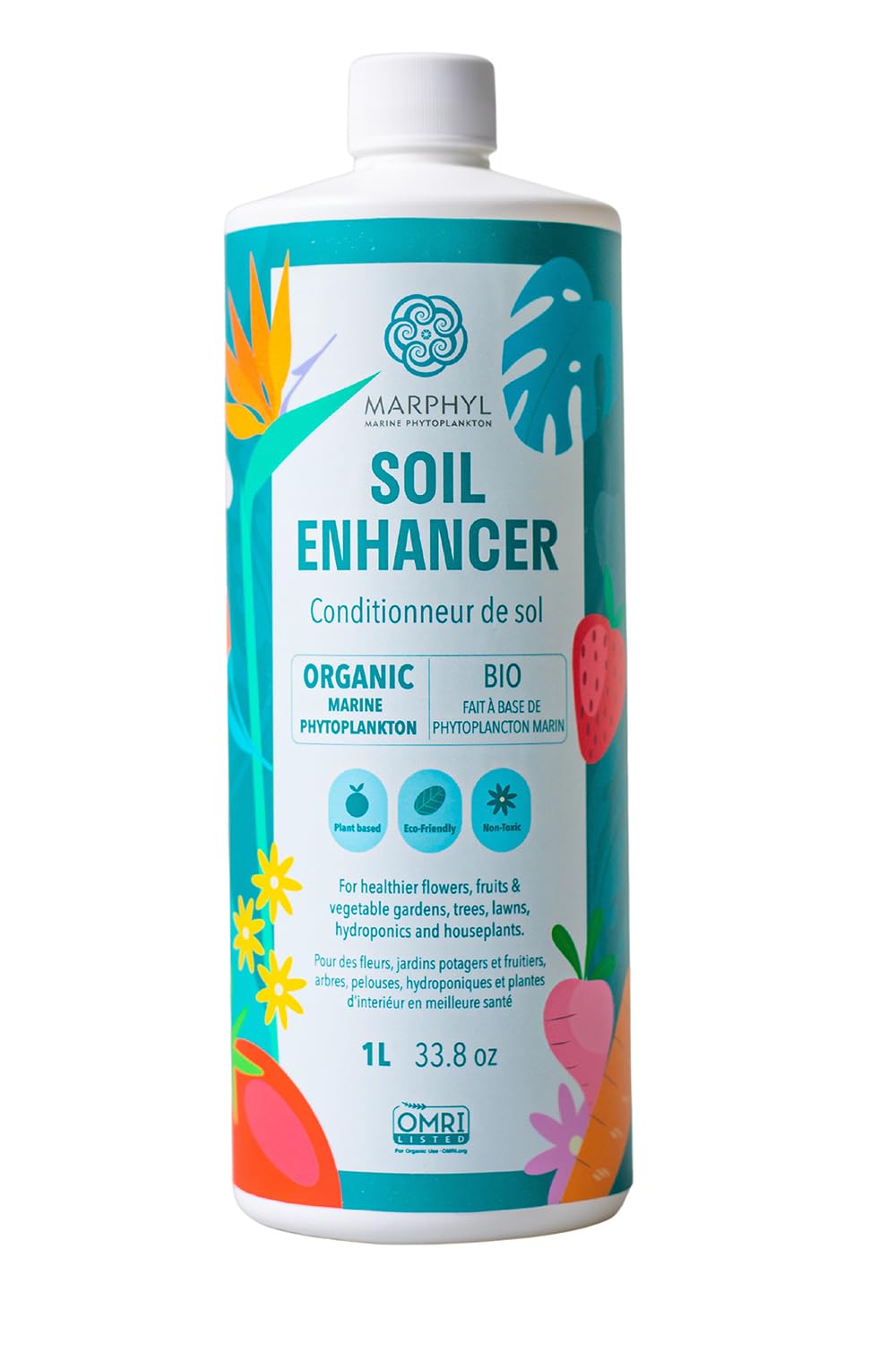 MARPHYL All-Purpose Plant Food – Organic Nutrient-Rich Fertilizer & Soil Enhancer for Indoor & Outdoor Flowers, Vegetables, Succulents, Bamboo & Hydroponics