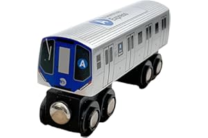 MUNI PALS Munipals MP01-110A Wooden Subway Train New York City MTA NYC-A 8th Avenue Express