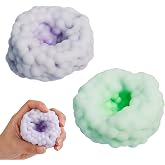 2 Pcs Crunchy Stress Relief Balls for Adults, Moldable Squeeze Tool for Office &amp; Home, Adult Anxiety Fidget Accessory, Ages 15 and Up | Not a Toy - Not Intended for Children