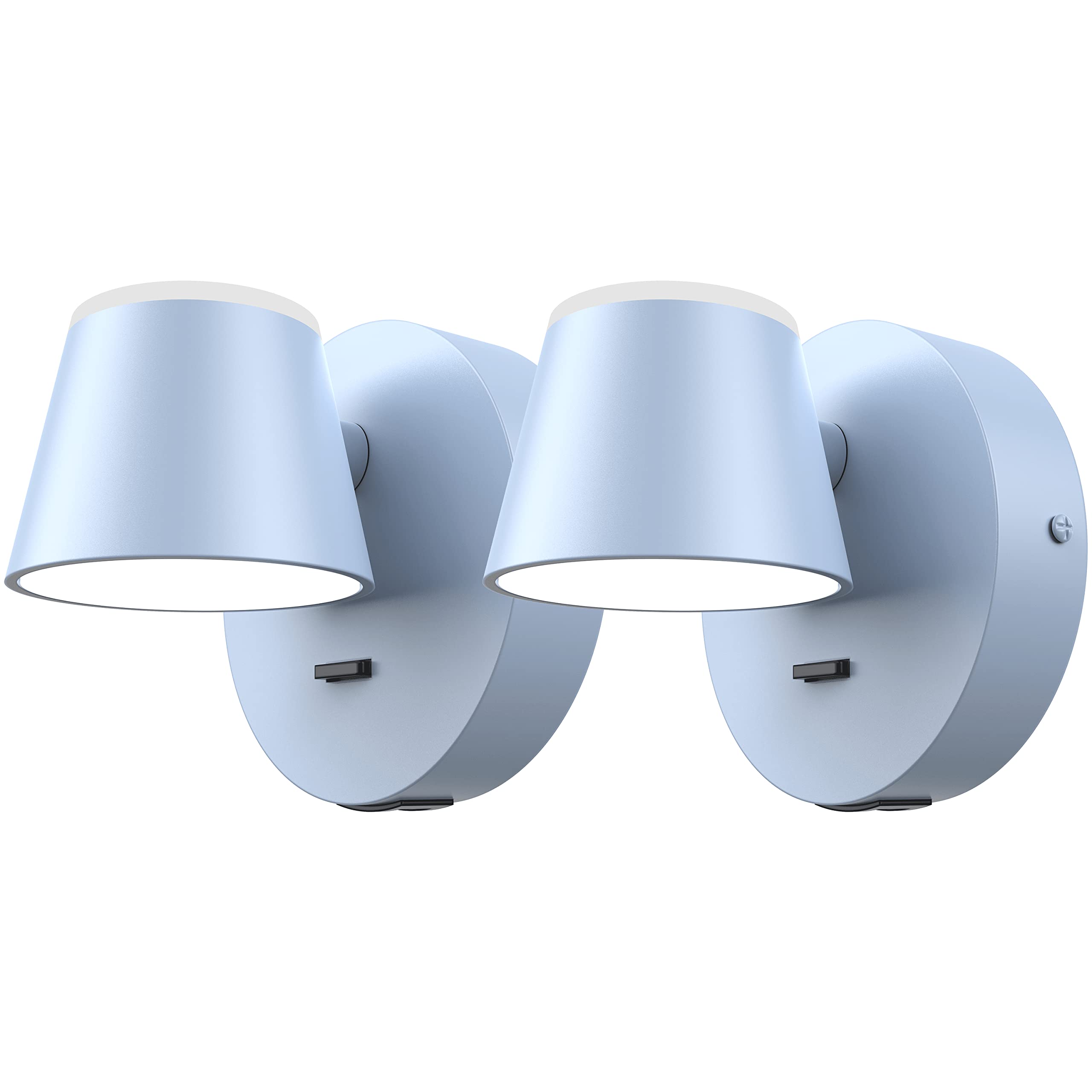 URSOLA Wall Light Set of Two, LED Wall Sconce with