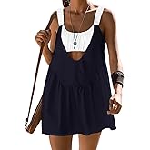 Navonta Womens Tennis Dress with Built in Shorts and Bra Cut Out Athletic Workout Dresses Hot Shot Mini Dress 2 Piece Outfit Black White