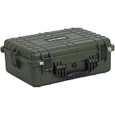 MEIJIA Portable Waterproof Protective Case,Hard Camera Case,Customized Fit Foam Inserted, Elegant Black,Fit for Camera, Equipments, Lens,Drones(Black)