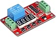 UCTRONICS DC 12V Programmable Multifunction Time Delay Relay Module with Segment LEDs Display for Smart Home, Automatic Control