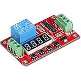 UCTRONICS DC 12V Programmable Multifunction Time Delay Relay Module with Segment LEDs Display for Smart Home, Automatic Contr