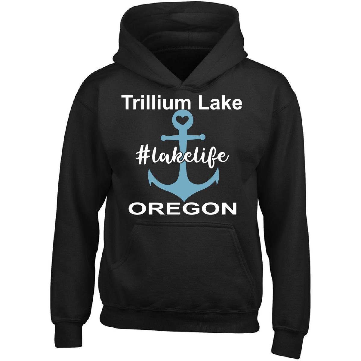 Amazon Com Lake Life Trillium Lake Oregon Girl Girls Hoodie