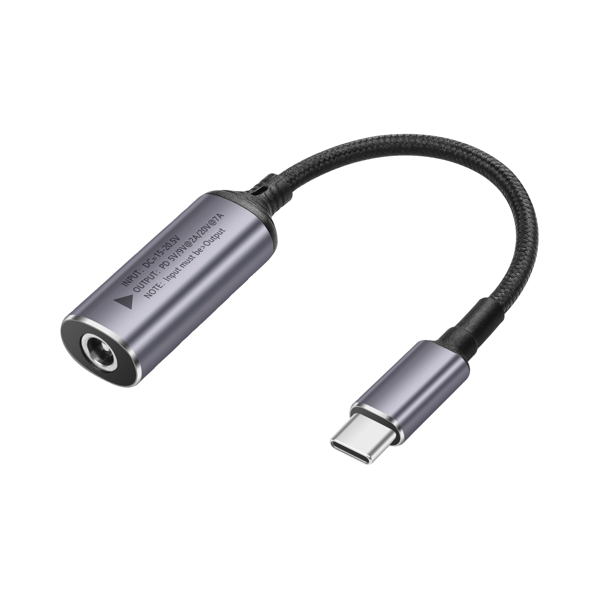 Photo 1 of SinLoon PD 140W DC5525 to USB C Cable DC 5.5mm x 2.5mm Female Input to Type C Male Power Charging Cable with PD Automatic Identification Chip,for Phones,Tablets,Laptops(DC5525)                      