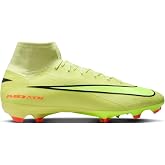 Nike Mercurial Superfly 10 Pro Firm-Ground High-Top Soccer Cleats (Limelight/Hyper Crimson/Volt)