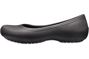 Crocs Women's Crocs At Work Flat | Women's Flats | Work Shoes for Women