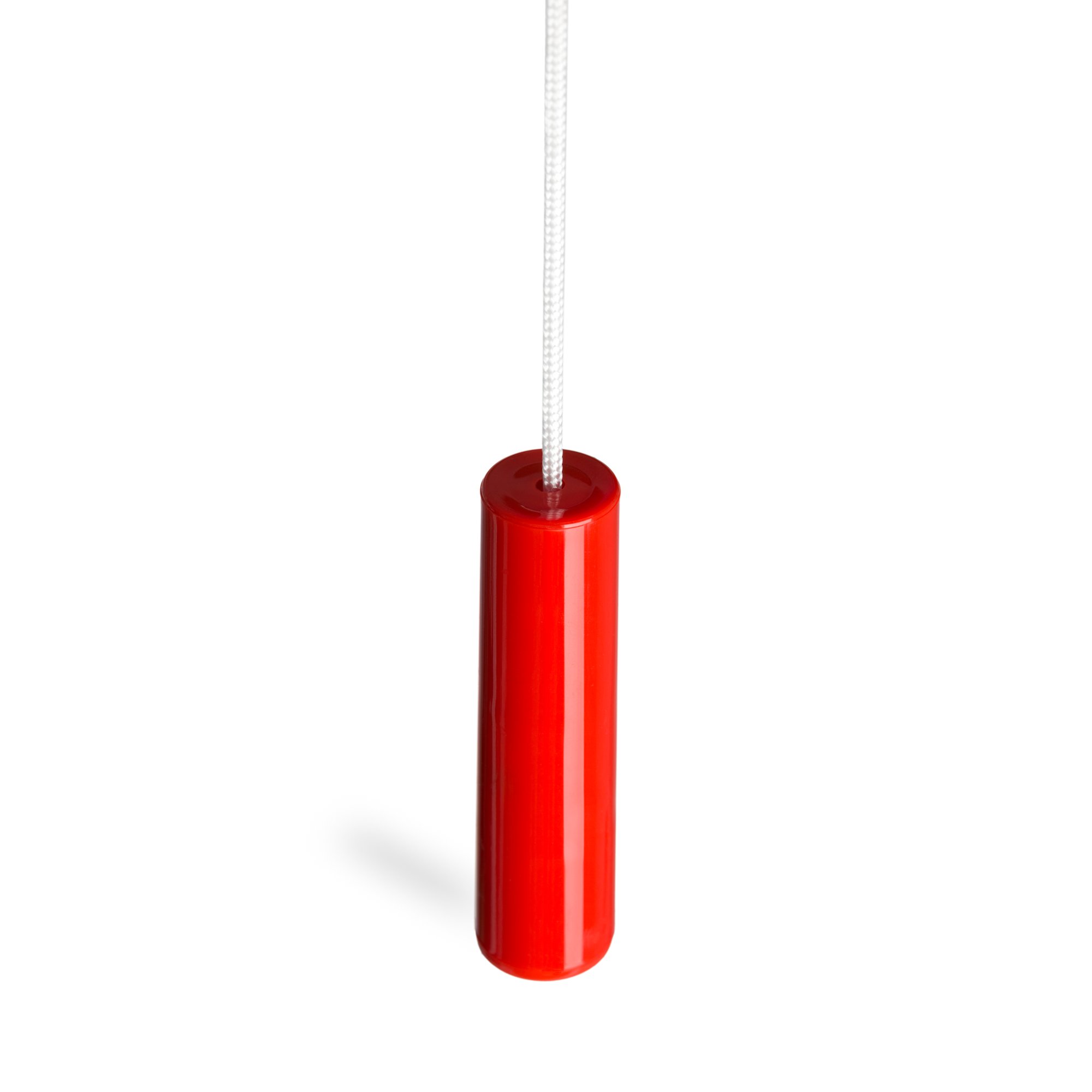 Sleeklight™ Ceiling Switch Pull Cord String Complete with Ergonomic Handle. Bright and Fun. (Red)