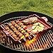 Emile Henry Made In France Flame BBQ Kabob Grilling Stone and Skewers, 16.5 x 9.8