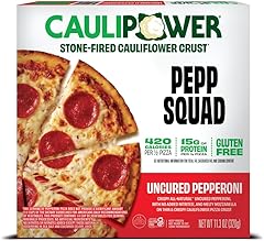 CAULIPOWER Uncured Pepperoni Stone-fired Cauliflower Crust Pizza, 11.3 Oz (Pack of 1)