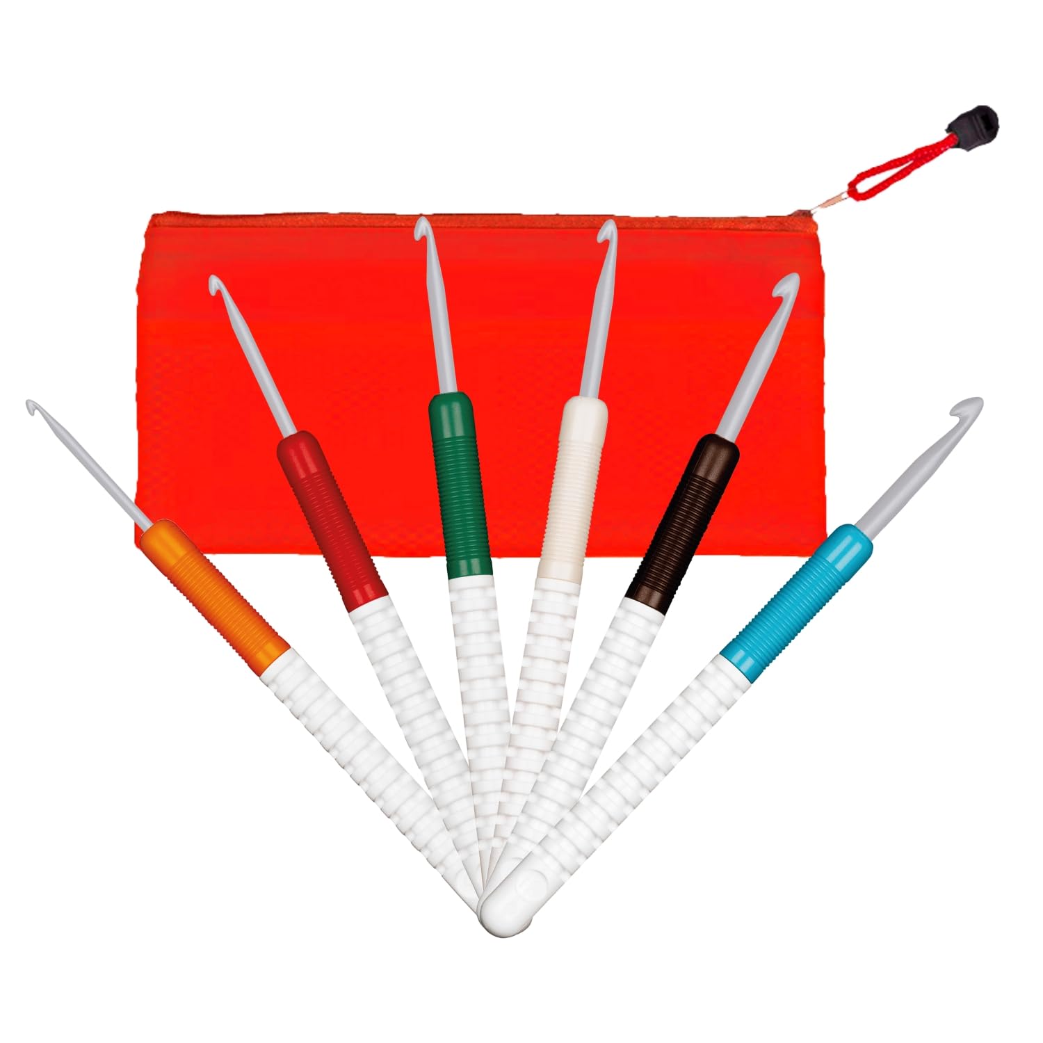 Camtiac Addi Crochet Hook Set 3 - 3.5 - 4 - 4.5 - 5 - 5.5 mm 6 Pieces