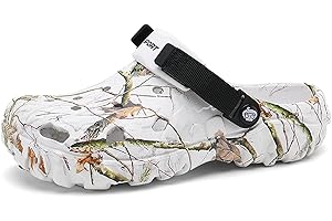 SECHRITE Men's Clogs Athletic Sports Outdoor Sandals Water Beach Shoes Slippers Sandals Lightweight Comfortable Breathable with Adjustable Back Strap - River Edge