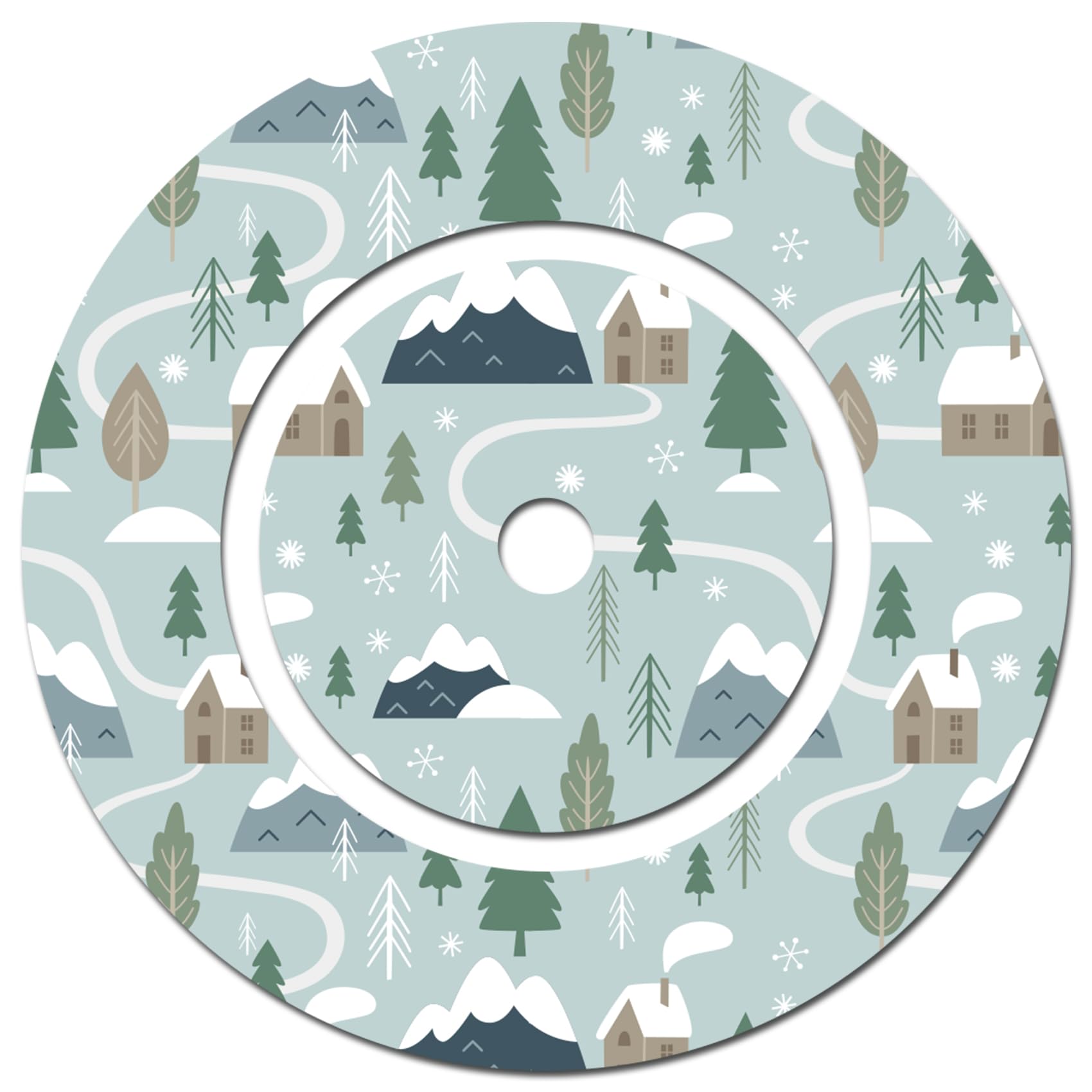 yabaduu Protective Film for Tonie Charging Station Design Sticker Cover Child-Fit Self-Adhesive Film Accessories for Children Toys Y046 (No. 7 Landscape Blue, Charging Station Film)