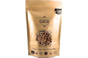 Organic Clove Bud Whole - Whole Cloves Organic for Cooking from Sri Lanka | Organic Spice Shop 7 oz (200g) Eco-Friendly Resealable Bag