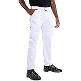 X RAY Mens Cargo Pants, Soft Cotton W/Deep Pockets & Belt Cargo Pants for Men Work and Travel