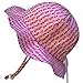 Toddler Sun Hat with Chin Strap, Drawstring Adjust Head Size, Breathable 50+ UPF (M: 6m - 3Y, Ladybug )