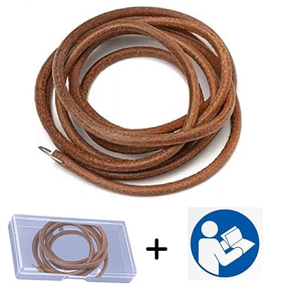 183cm + Leather Treadle Belt for Sewing Machine with Metal Hook and User Manual