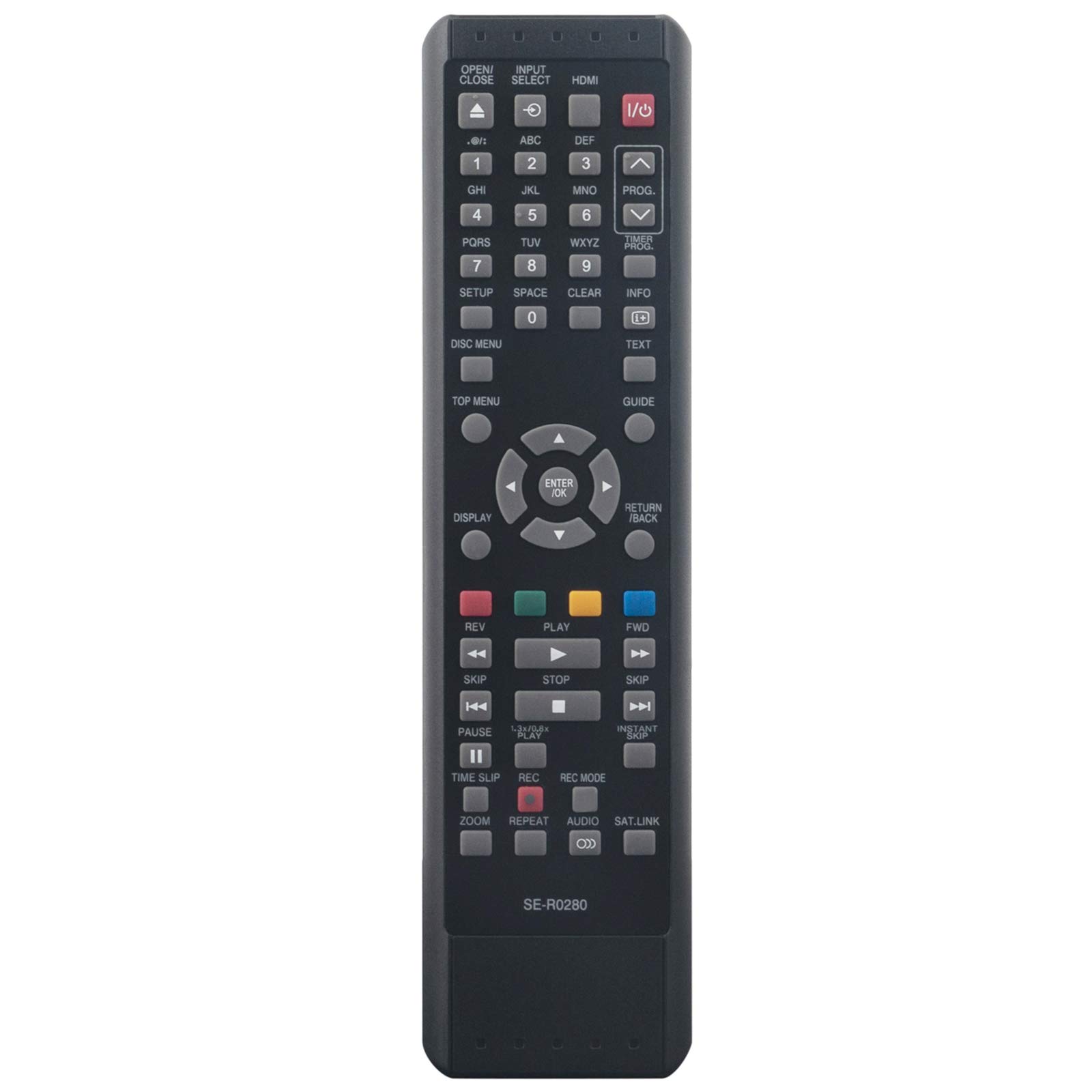 VINABTY SE-R0280 Replacement Remote Control Fit for Toshiba DVD VIDEO RECORDER D-R17DTKB DR17DTKB