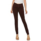 KHAKI &amp; BLUE Women&rsquo;s The Everyday Garment-Dyed Skinny Jeans &ndash; Soft Stretchy High Rise Comfy Casual Pants
