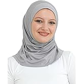 Prien Sport Instant Hijab For Women, Muslim Cotton Turban, Soft Head Scarf, Ready To Wear Hijabs Prayer Clothes, Islamic Wear