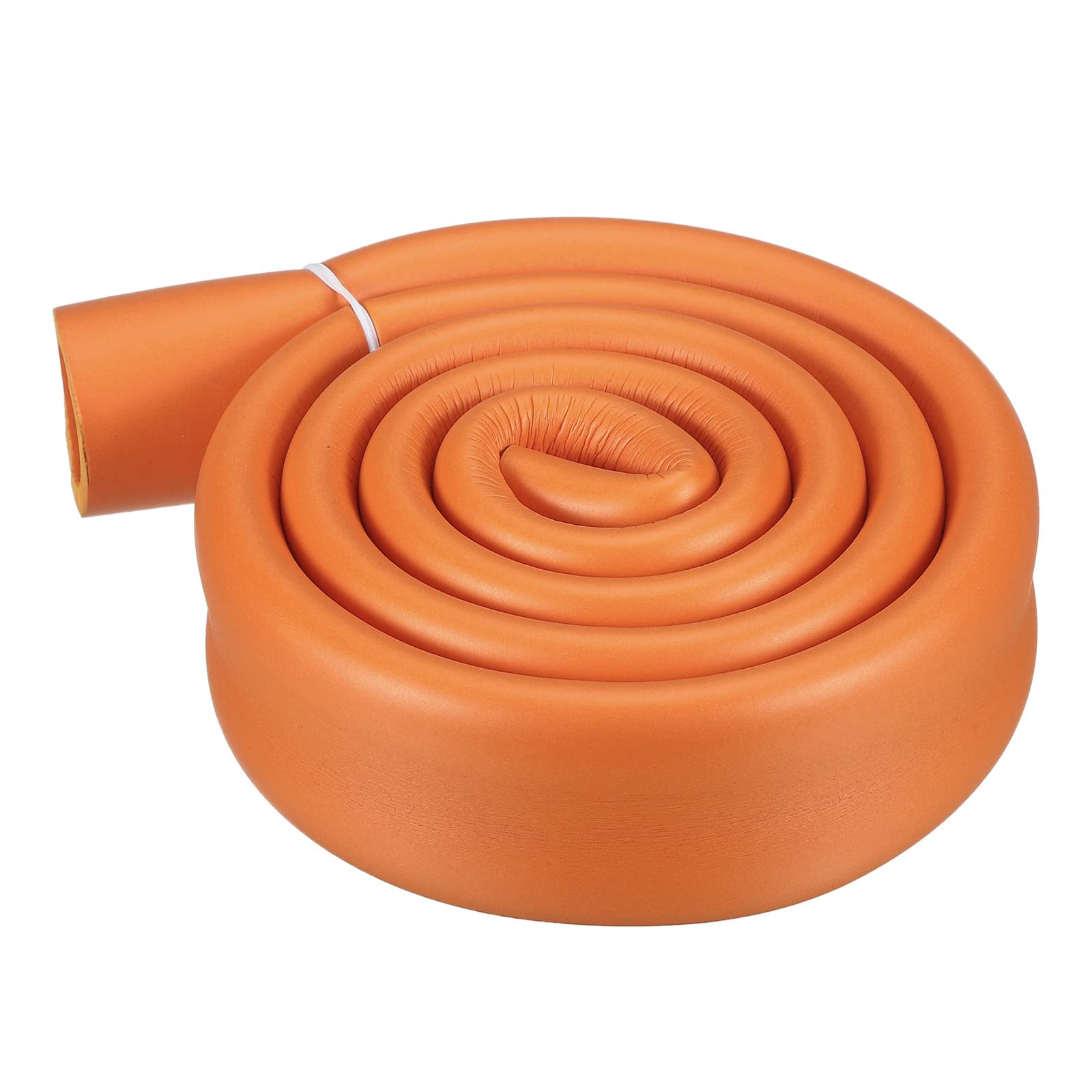 DMiotech 7/8" ID x 3/16" Thick 3.3ft Orange Foam Grip Wrap Closed Cell Foam Tubing Non-Slip for Utensil Tools Handle Support