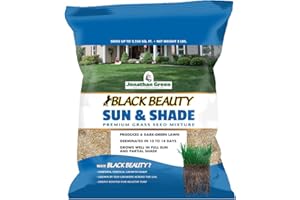 Jonathan Green (12002) Black Beauty Sun & Shade Grass Seed - Cool Season Lawn Seed (3 lb)