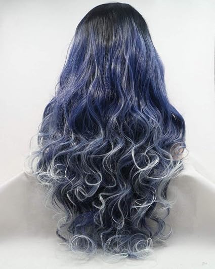 dark blue wigs